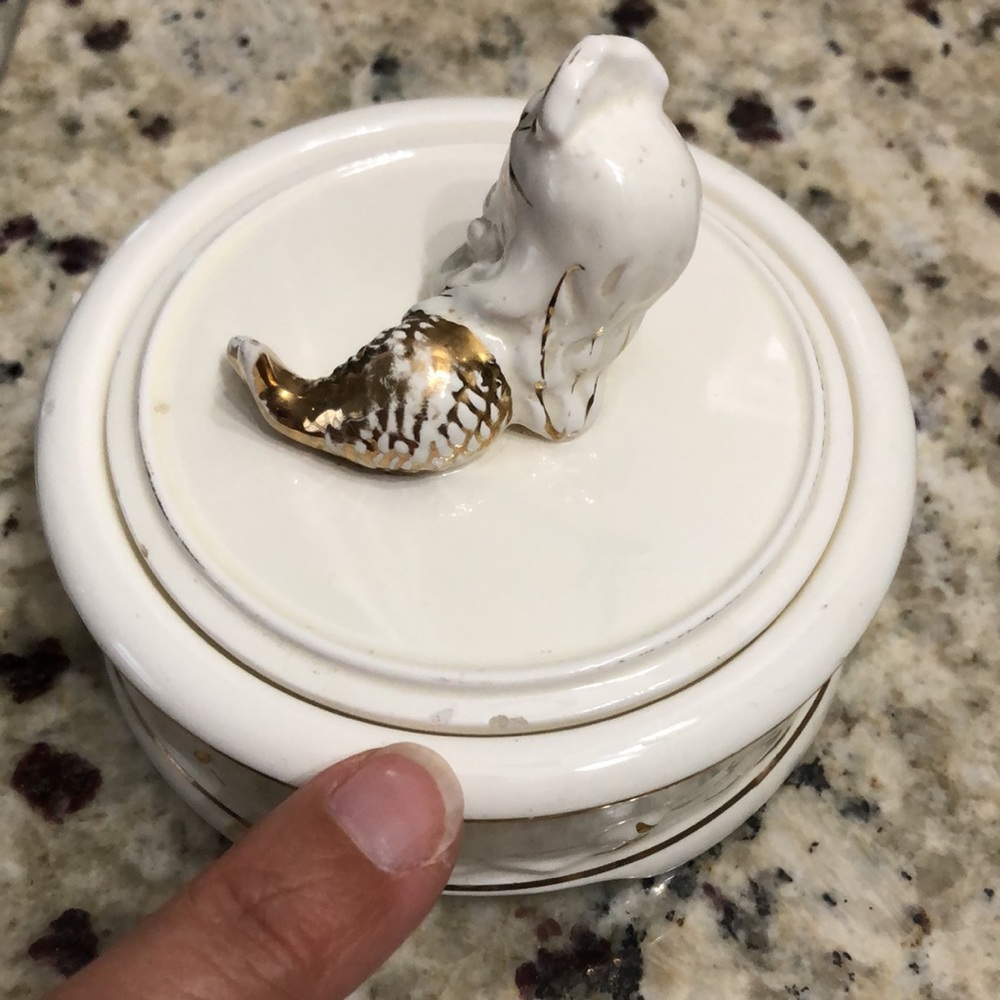 Napcoware Princess Mermaid Trinket Box Jewelry - Picture 5 of 7